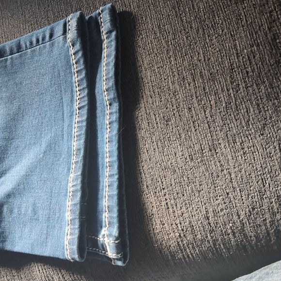 Miss Me Blue Boot Cut Jeans with Embellished Pockets 29 X 32 - Picture 6 of 10